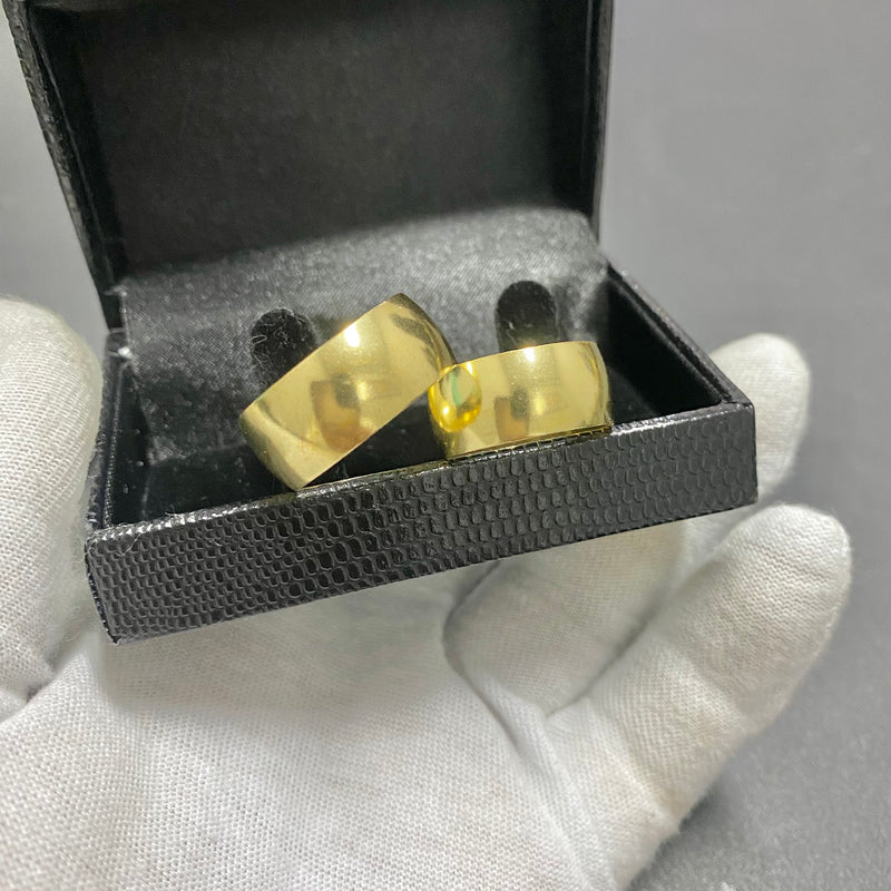 PAR DE ALIANÇAS MOD ABAULADA BOLEADA 10MM - WRDJOIAS