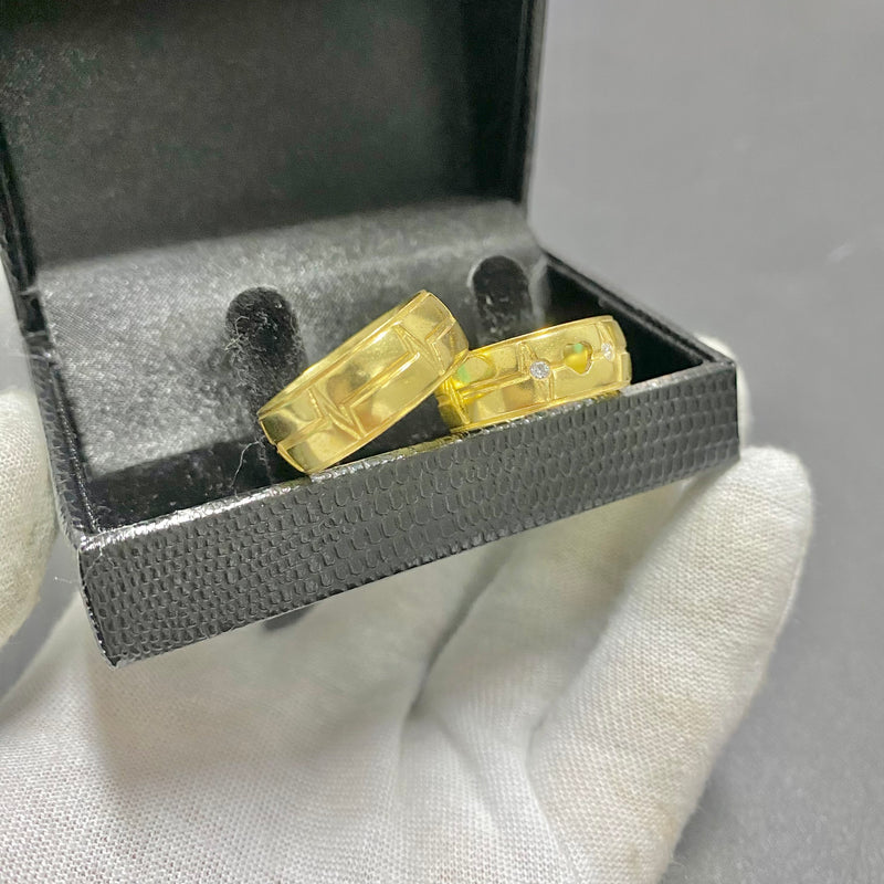 PAR DE ALIANÇAS MOD BATIMENTOS CORAÇÃO 8MM - WRDJOIAS