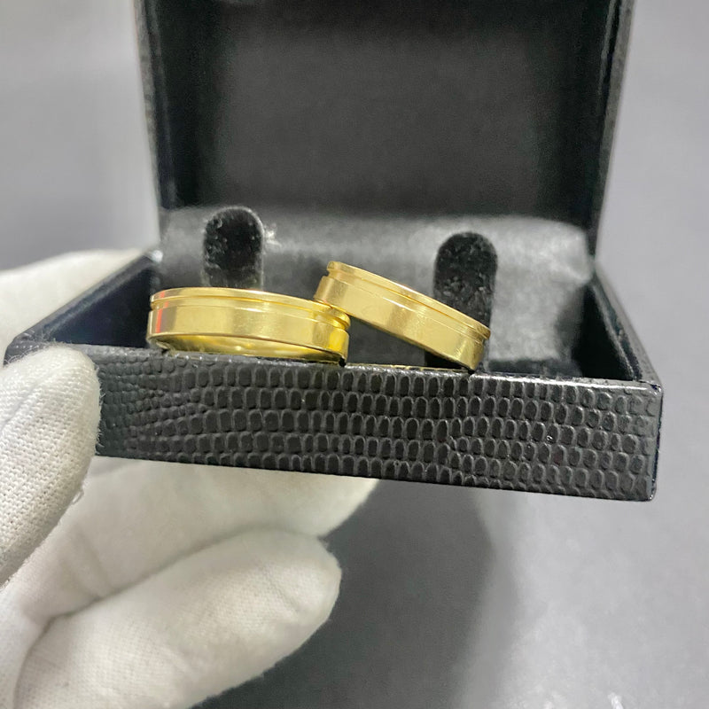 PAR DE ALIANÇAS MOD FRISO ONE 4MM - WRDJOIAS