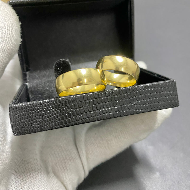 PAR DE ALIANÇAS MOD BOLEADO 8MM - WRDJOIAS