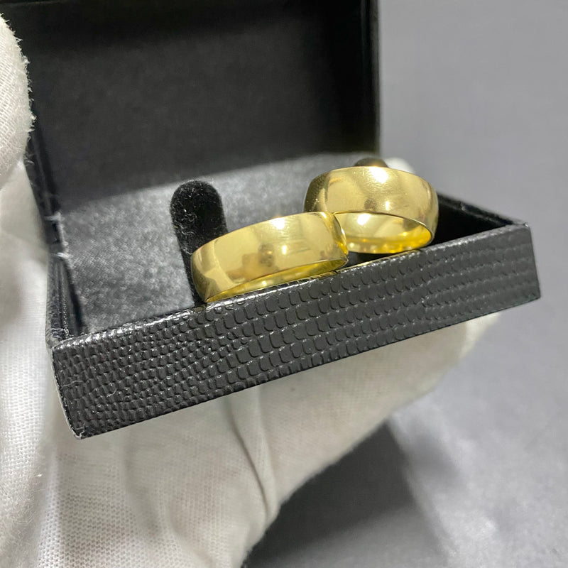 PAR DE ALIANÇAS MOD BOLEADO 8MM - WRDJOIAS