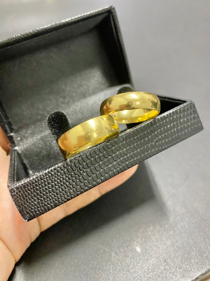 PAR DE ALIANÇAS MOD BOLEADO 8MM - WRDJOIAS