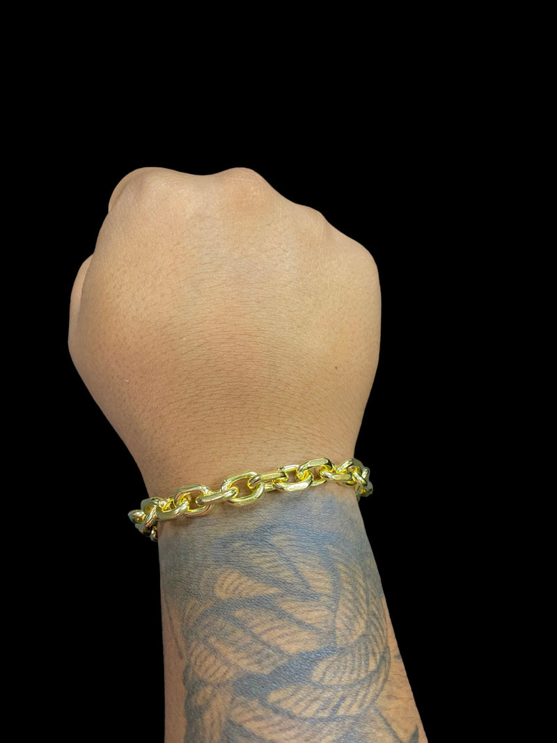 PULSEIRA ELO CADEADO 10MM - WRDJOIAS