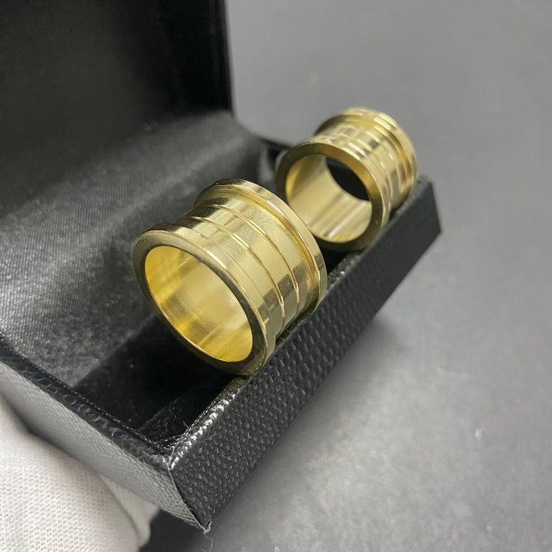 PAR DE ALIANÇAS MOD BULGARIA 14MM - WRDJOIAS