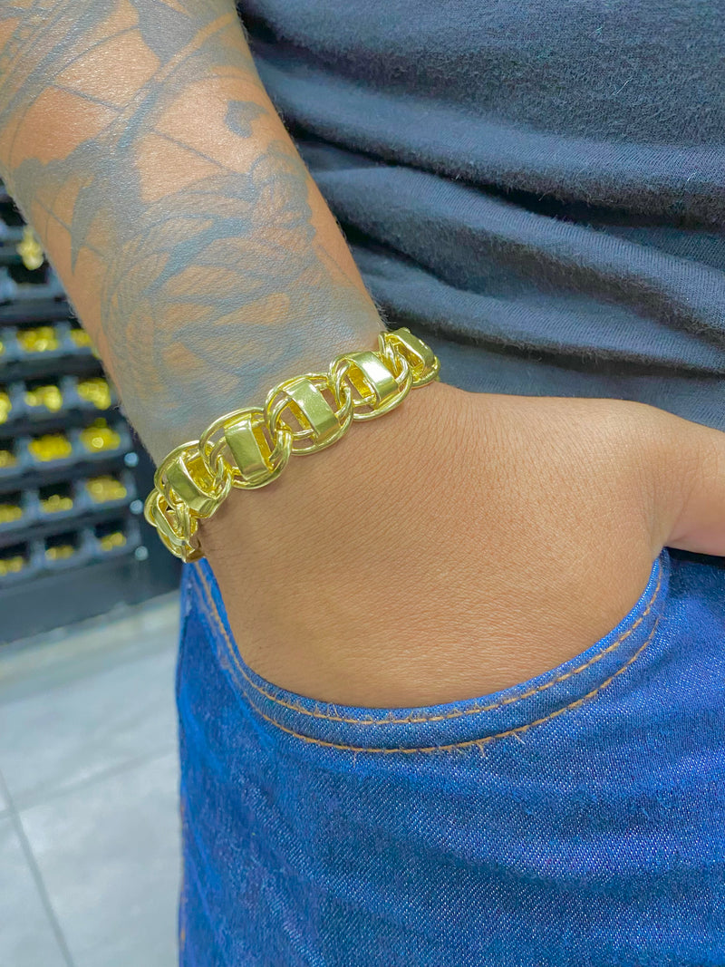 PULSEIRA ELO DUBAI 14MM - WRDJOIAS