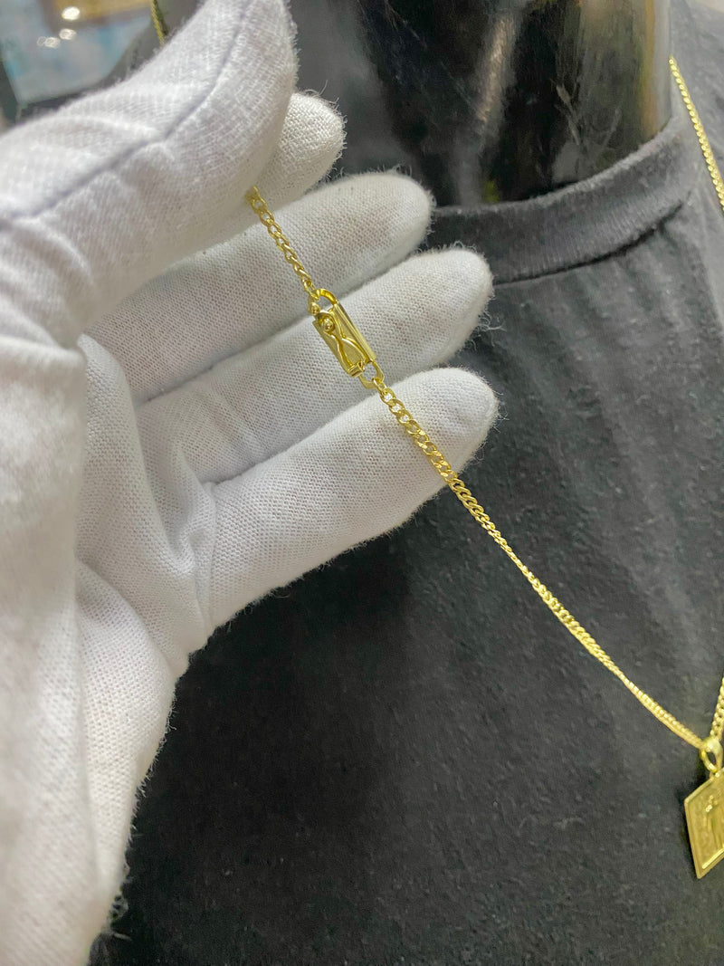 CORRENTE ELO PITBULL 2MM C/PING PAI E FILHO - WRDJOIAS