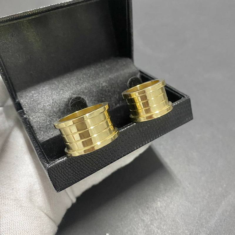 PAR DE ALIANÇAS MOD BULGARIA 14MM - WRDJOIAS