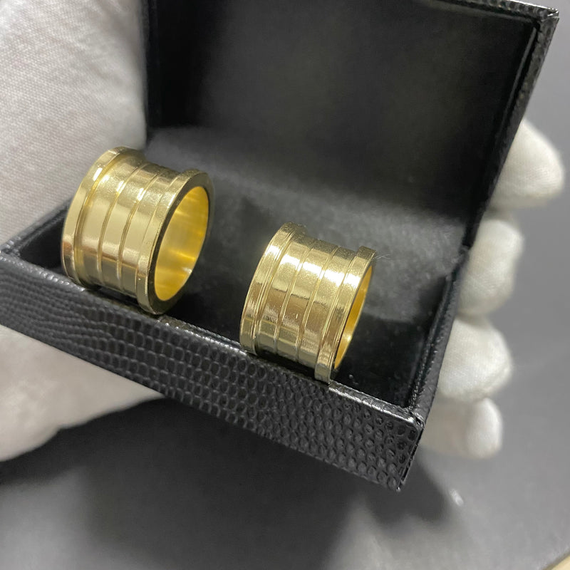 PAR DE ALIANÇAS MOD BULGARIA 14MM - WRDJOIAS