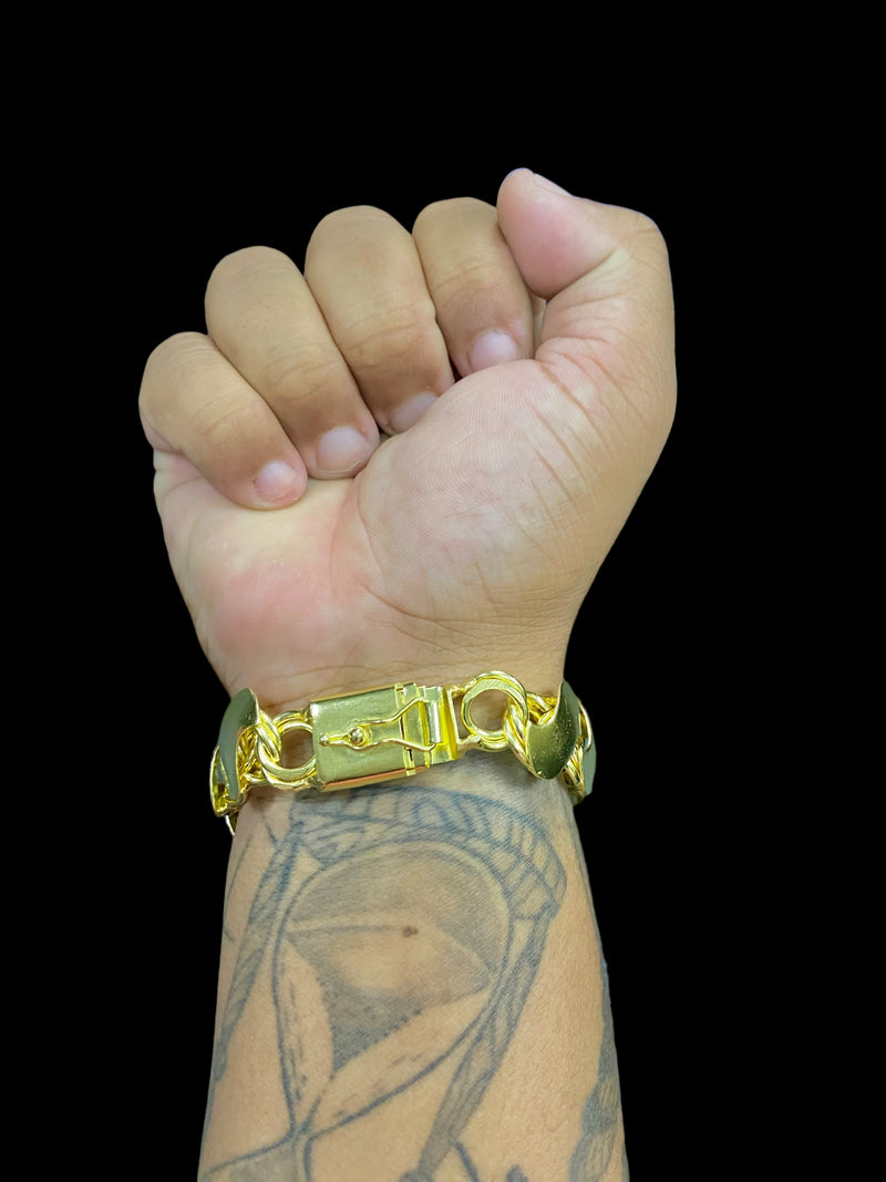 PULSEIRA FRISO-S 16MM - WRDJOIAS