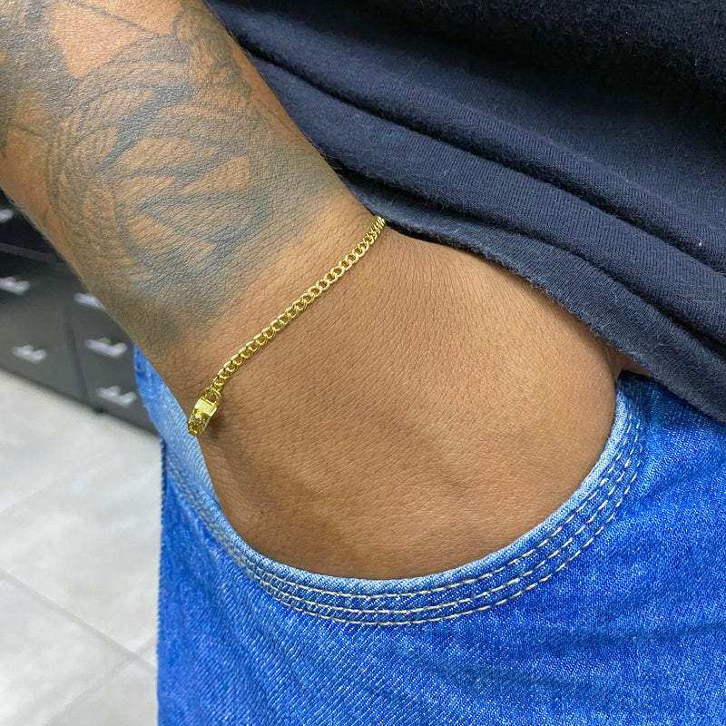 PULSEIRA ELO PITBULL 2MM - WRDJOIAS
