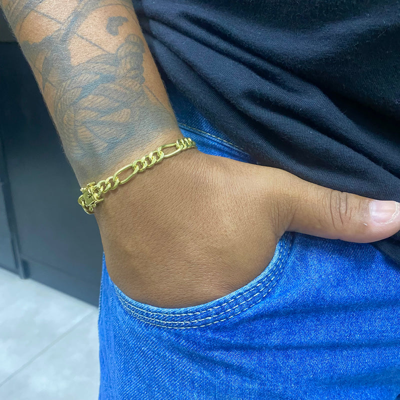 PULSEIRA ELO 3x1 5MM - WRDJOIAS