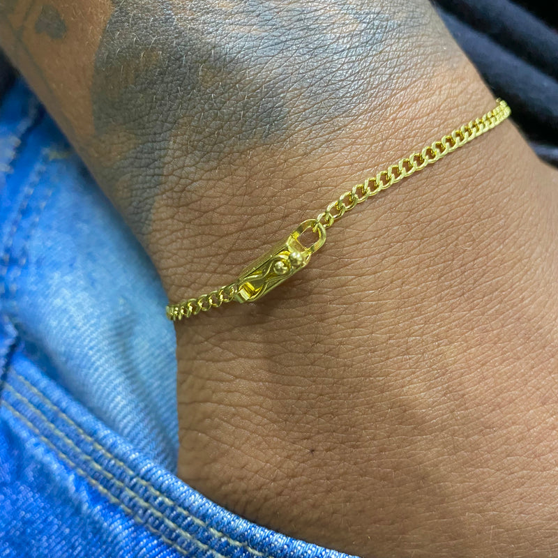 PULSEIRA ELO PITBULL 2MM - WRDJOIAS