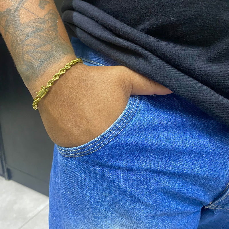 PULSEIRA ELO BAIANO 4MM - WRDJOIAS
